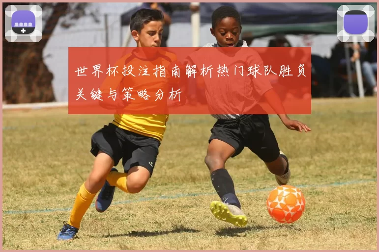 世界杯投注指南解析热门球队胜负关键与策略分析
